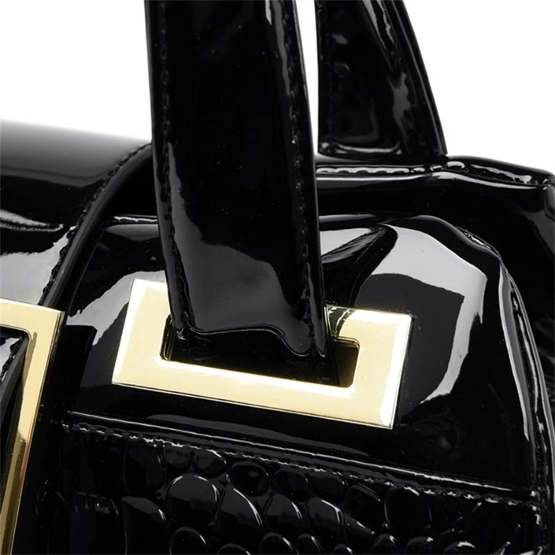 2 Layer Large Capacity Tote Bag Luxury Handbags Women Bags Designer Crocodile Pattern Ladies Boston Shoulder Bag High Quality