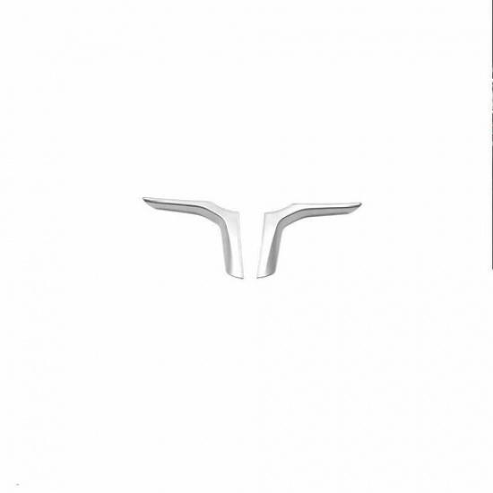 Steering Wheel Strip Cover Trim Fit For BMW 3-Series G20 - Silver ABS