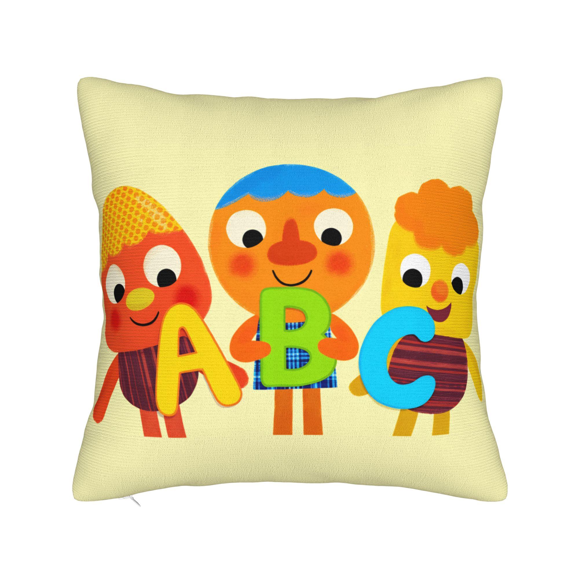 

Noodle & Pals Micro Pillow Case Super Simple Fashion Pillow Cover Graphic Pillowcases For Sofa Home Decoration 45x45cm