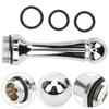 Spinning Reel Anti Collision Balance Bar Fishing Wheel Conversion Lure Accessory(silver )