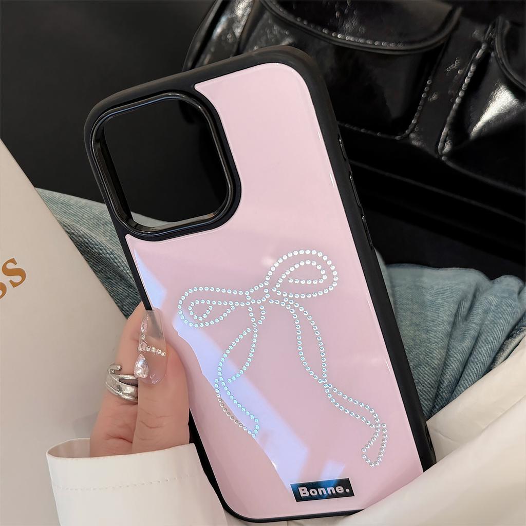 Gilded Ins Sweet Cool Style Iphone16 Apple 15pro Max Mobile Phone Case 1314 Bow 12 Suitable