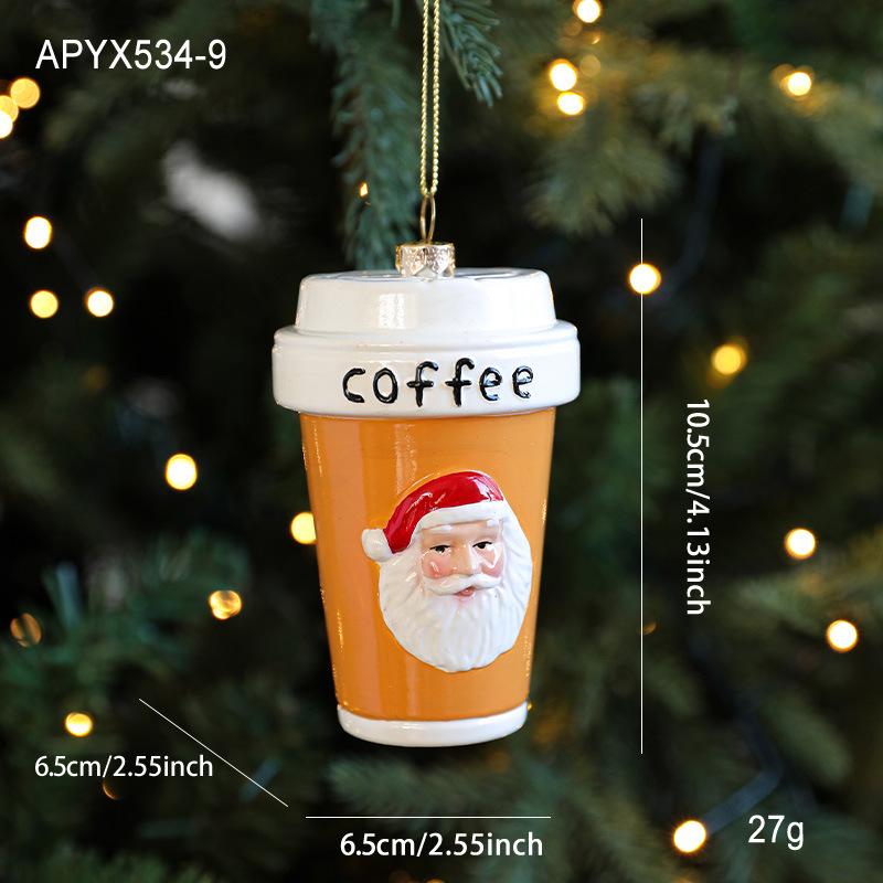 Gingerbread Man Christmas Tree Hanging Ornament Plastic Cute Holiday Pendant For Kids And Adults Home Table Mantel Party Decor