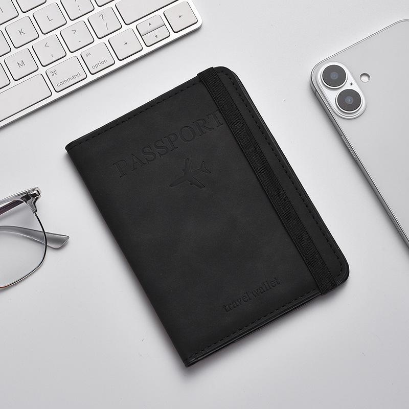 Multi-Functional Travel Wallet: Passport, Ticket, and Document Holder with Anti-Skimming Protection