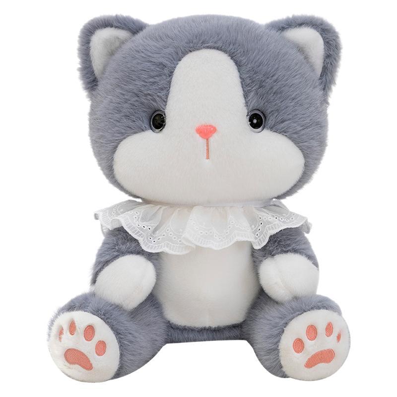 2025 neue sitzende Katze Schatzpuppe Plüschtier niedliche Greifautomat Puppe Tauschgeschenk
