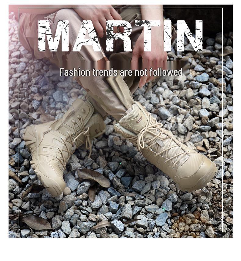 Men's Four-Season Breathable Motorcycle Riding Boots - Protective and Stylish Racing Shoes