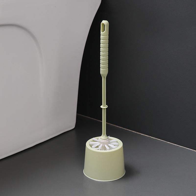 Long-Handled Soft Bristle Toilet Brush Set for Efficient Cleaning