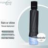 YUHANG Portable Triple-Fold Manual Rain & Sun Umbrella