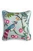 Out Style Cushion British Directly Sewn In Linen Sapphire Cover, Fabric, Imported, Japan, (Cersei Ume, Blue, 45x45cm)