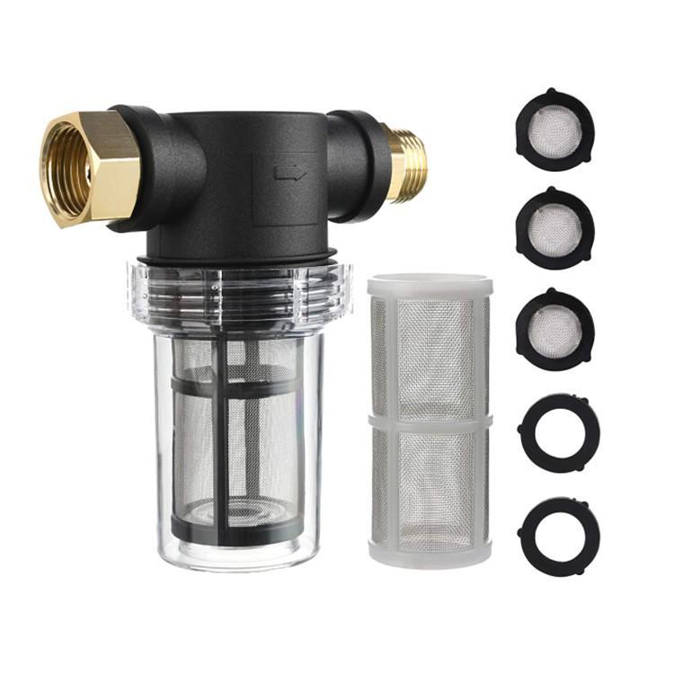 High-Pressure Pre-Filter 3/4 Inch Garden Hose Mesh Filter
