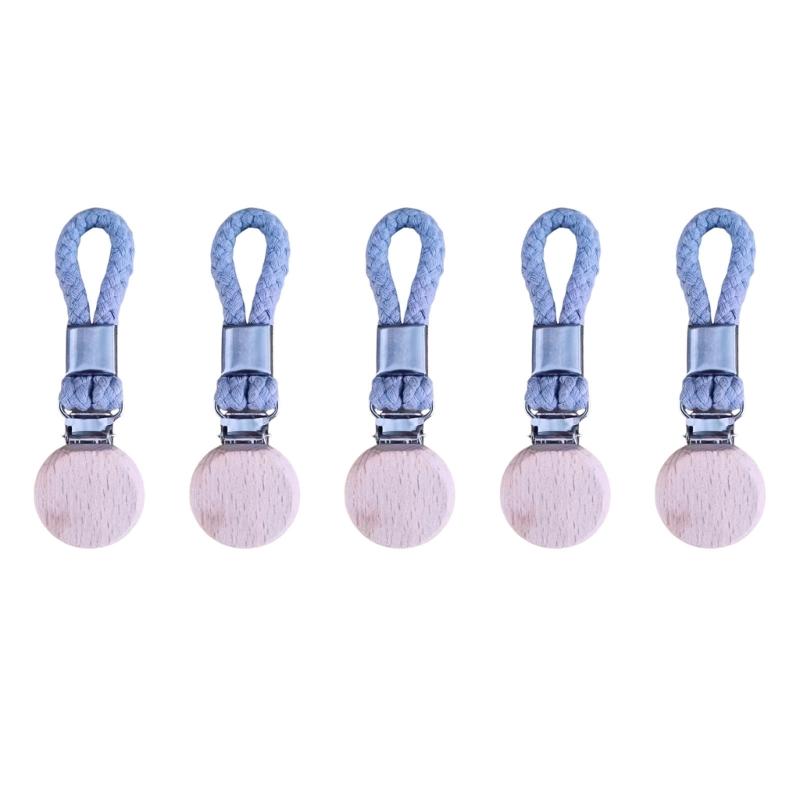 Set of 5 Sturdy Wood Towel Holders With Corn Texture Designs Accessory Portable for Enhances Stability and Tidying