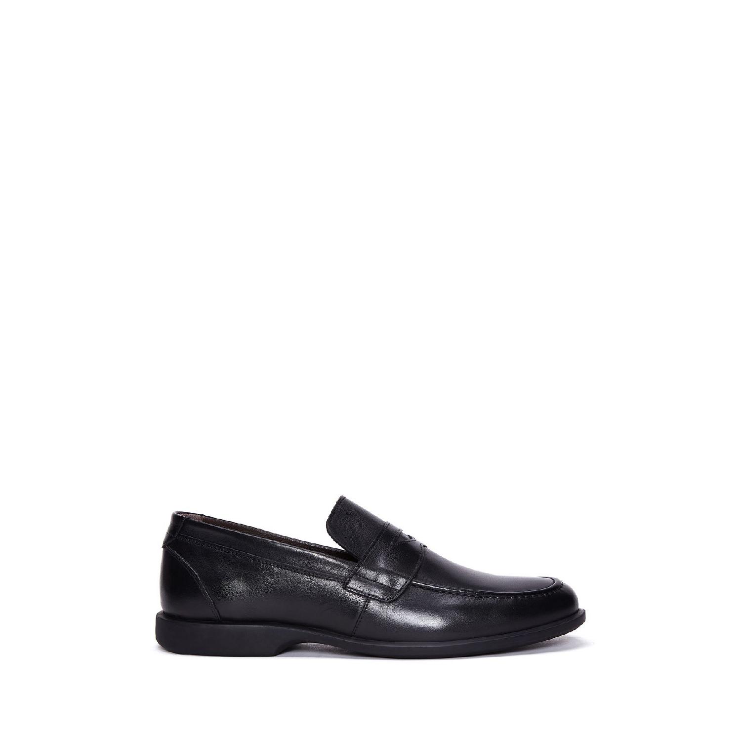 

Men s Black Leather Casual Loafer 24wfd670118 41 чёрный