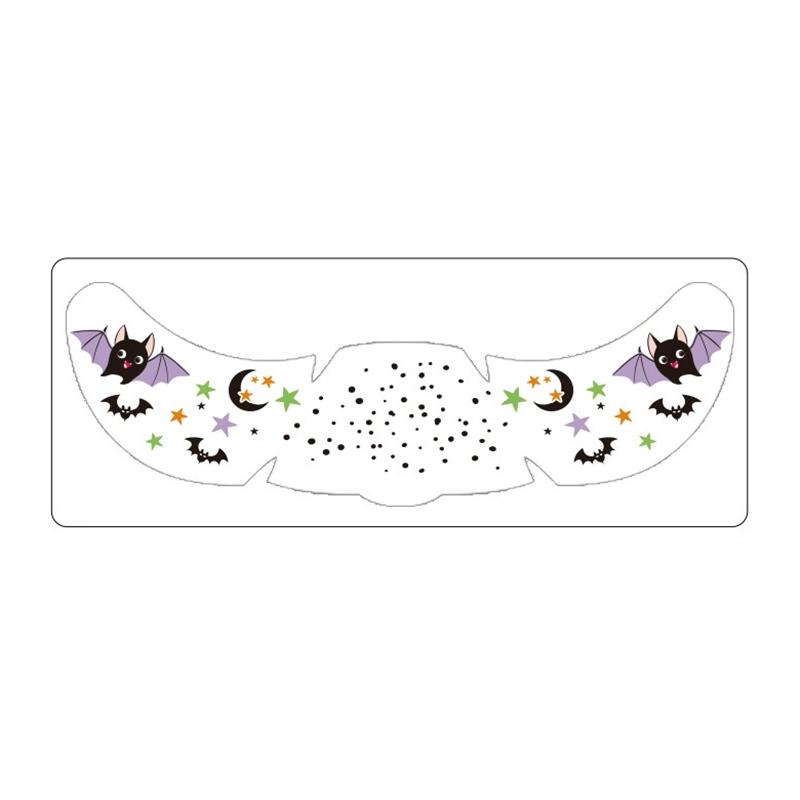 1Pcs Laser Halloween Freckle Tattoo Patch,Temporary Tattoo Stickers Hot Stamping Freckles Makeup Patches Face Makeup