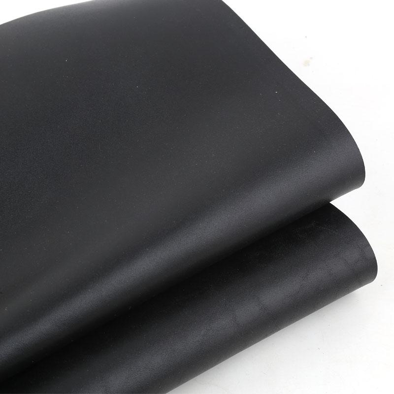 2mm Yellow Cowhide, Stiff Black Vegetable Tanned Cowhide, Top Layer Genuine Leather, Handmade Leather Bag, DIY Leather Fabric