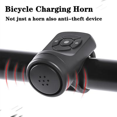 Bicycle Electric Bell Bike USB Charging Horn MTB Mountain Bike Warning Safety Ring Waterproof Bell Cycling Accessories Detector