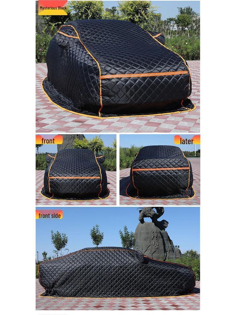 Thickened Northeast Cotton Car Cover: Winter Protection Against Freezing, Frost, Snow, and Hail