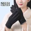 Cute Coral Fleece Gloves Candy Color Thick Warm Plush Gloves