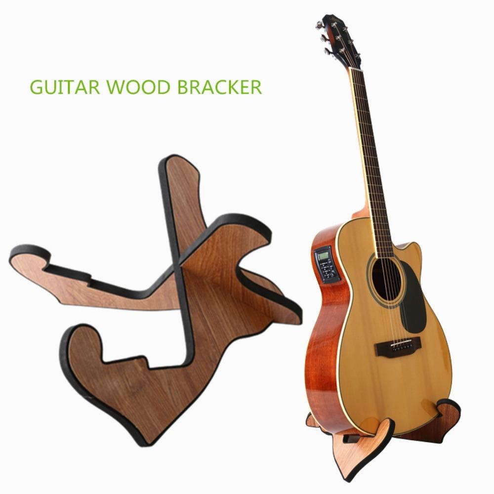 Portable Wooden Guitar Stand Stable Guitar Stand Holder Guitar Wooden Bracket  Guitar Accessories