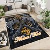 1PC Custom Name Axes Shield Theme Floor Mat Ideal for Living Room, Game Rooms, Office, Bedroom,Floor Mat Playful Design