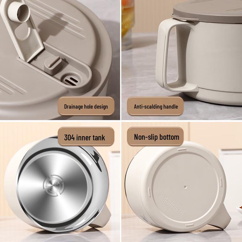 Yuedisi Cat Ear 304 Stainless Steel Instant Noodle Bowl