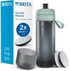 Gourde filtrante - Brita - Active - 0.6L - Filtre charbon actif - 2 microdiscs inclus