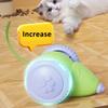 Akıllı Elektrikli Fareler Kedi Oyuncağı Şarj Edilebilir Otomatik Hareket Eden Fare Araba Oyuncağı LED Işıklarla İç Mekan Kedileri için İnteraktif Kedi Teaser