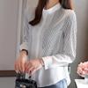 Spring Long Sleeve Striped Blouse Shirt Women Tops J218
