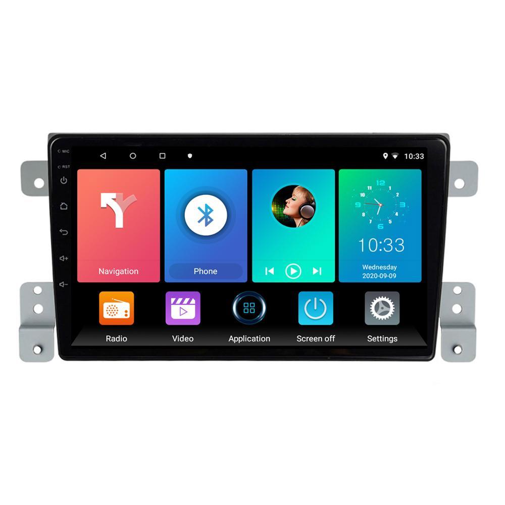 9 Inch Android Car Radio For Suzuki Grand Vitara 3 2005-2015 2Din Multimedia Player Carplay Head Unit WIFI 2+32GB