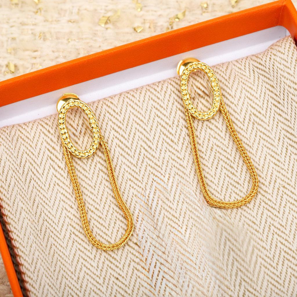 Nová Horká Značka Vintage Náušnice pro Ženy Luxusní Šperky Designérské Náušnice Módní Čisté 925 Stříbro Dámské Párty Puzetové Náušnice