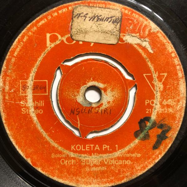 7inch Record ORCHESTRE SUPER VOLCANO Koleta POL448 POLYDOR 1980 Kenya World Music Used
