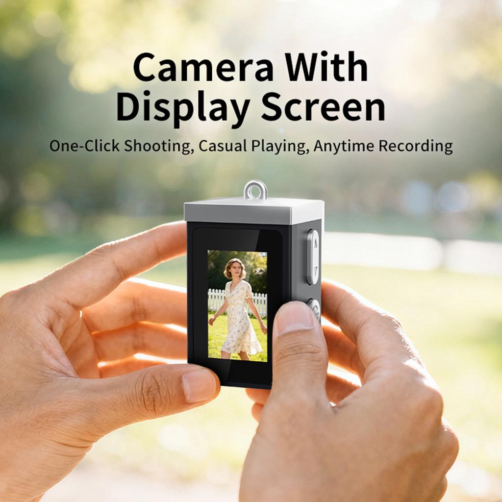 Retro 1080P HD Camera with Flash & 1.14In Screen Portable Digital Camera 8.6 Million Pixel for New Year Christmas Birthday Gift