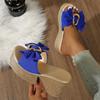 Mode Dames Slee Slippers Casual Luxe Schoenen Nieuwe Zomer Mode Sandalen Hoge Hakken Appliques Bloemen Platform Platform Slides Dames