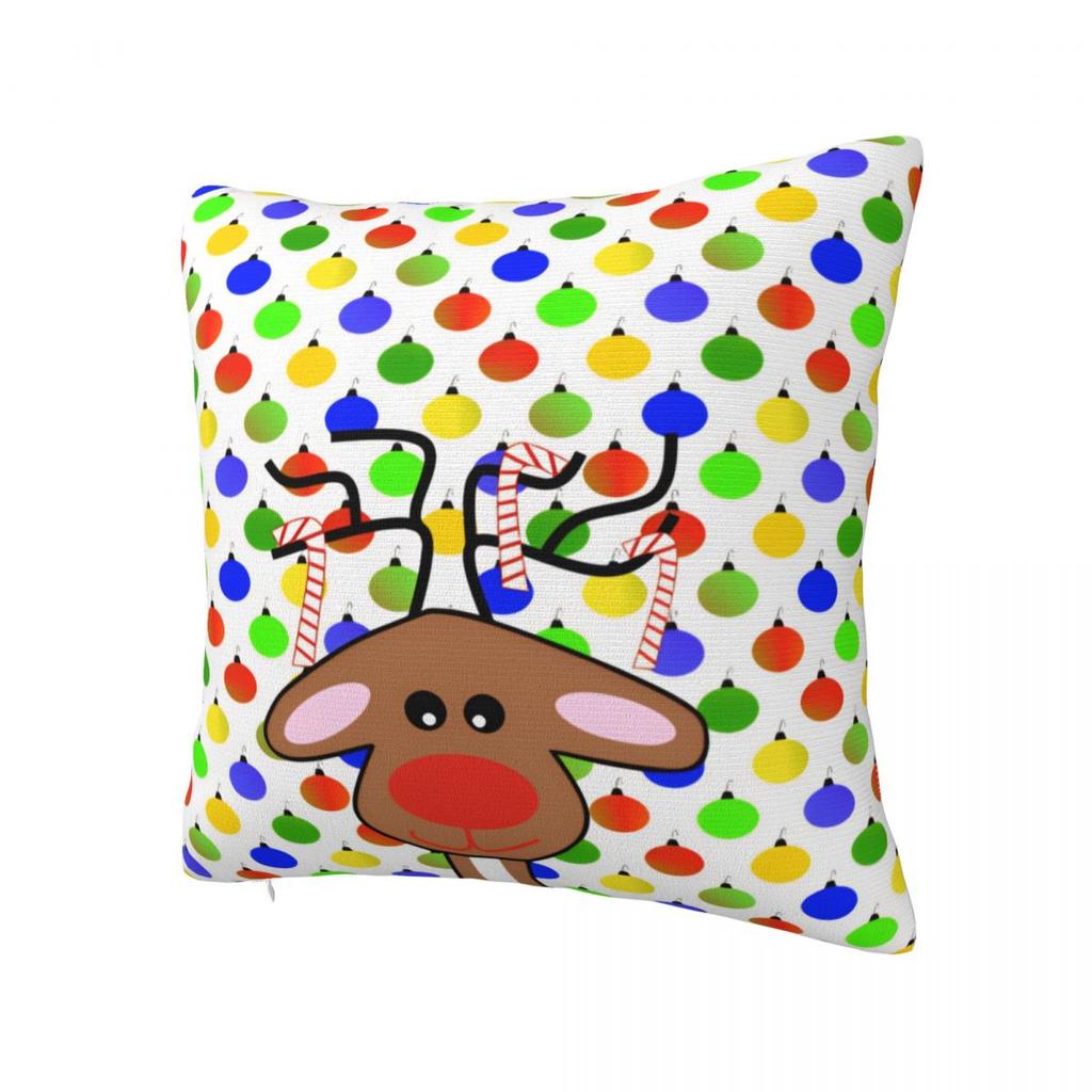 Christmas Humor Pillow Cover Square Pillow Case Cushion Cover Cute Funny Custom Pillowcases For Office Car Home Decorative