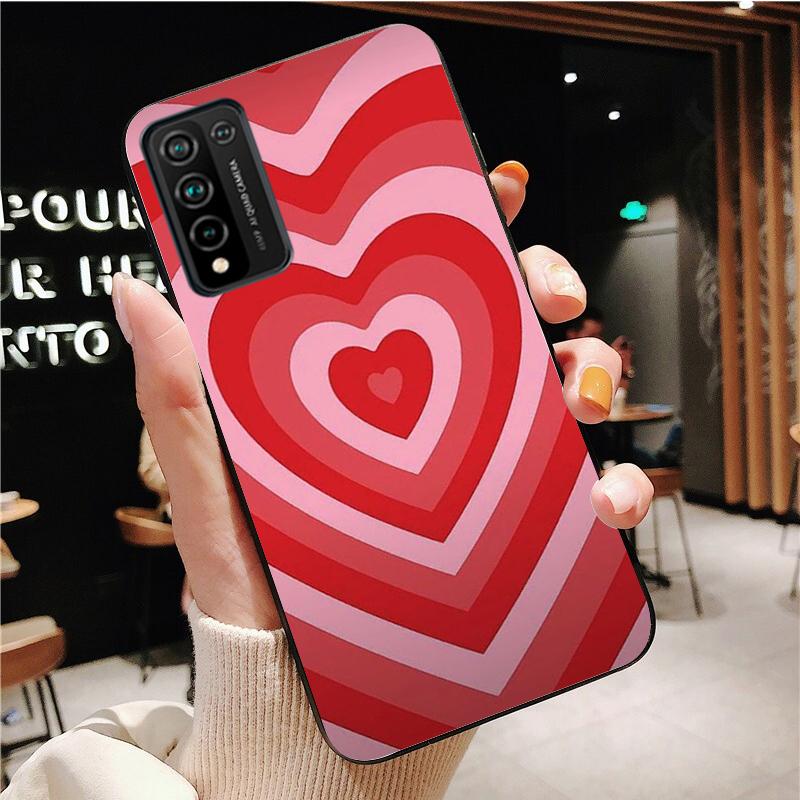 Fashion Latte Love Coffee Heart Phone Case for Huawei Honor 50 10X Lite 20 7A 7C 8X 9X Pro 9A 8A 8S 9S 10i 20S 20lite 7X 10 Lite