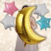 [Balloon Shop] Extra Large Aluminum Balloon Moon & Star Extra Large Moon Girls Boys Baby Photo Nap Art Balloon Children Adults Beautiful Cute Stylish