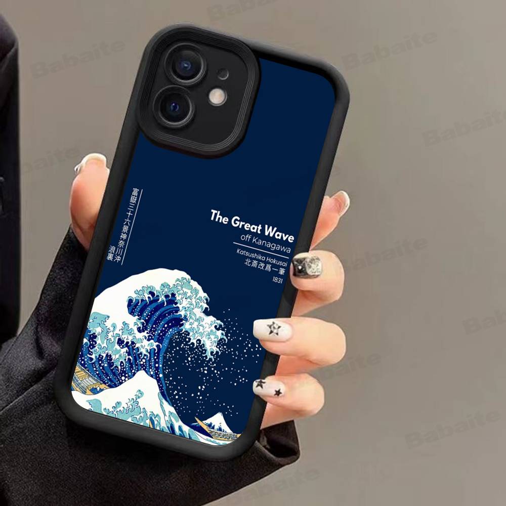 

The Great Wave Off Kanagawa Art Phone Case For IPhone 17 16 E 15 14 13 12 11 Pro Max Plus Back Cover iPhone 16pro max