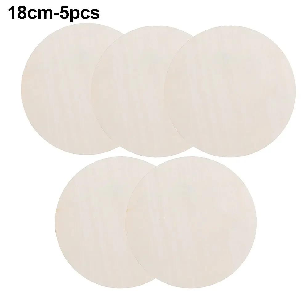 5-30cm Rodajas de Madera Natural Redondas Sin Terminar Círculos Placa en Blanco Color Sólido para Manualidades en Madera Adorno de Boda Cumpleaños Navidad