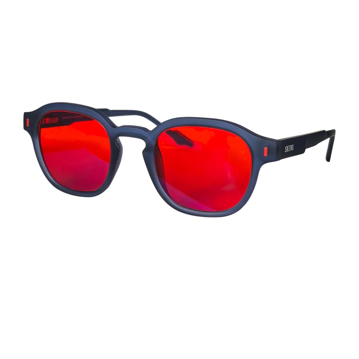 

SHINU sleep better red lenses blue light filter glasses for men orange lense eyepieces gaming glasses Sleep without diopter