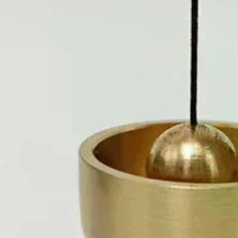 [PL]Simple Solid Wood Brass Bell Dopamine Wind Chimes Magnetic Traceless Glue Free Installation Doorbell Creative Decoration
