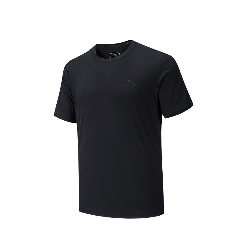 

Anta Plain Round Neck Pullover Short Sleeve T-Shirt Men tops 152627128-2 M