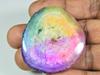 97Cts. Dyed Solar Druzy Agate Multi Colour Fancy Cabochon Loose Gemstone ET-30