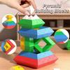 48PCS Pyramid Building Blocks Assembly Puzzle Toys Intellectual Development Brain Teasers Stacker Toy Magic Tower