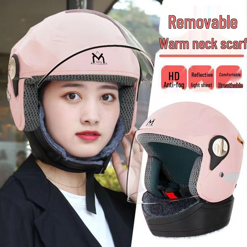 Women's Lightweight Winter Helmet for Electric Scooters - Anti-fog, Windproof, and Warm for Men and Women