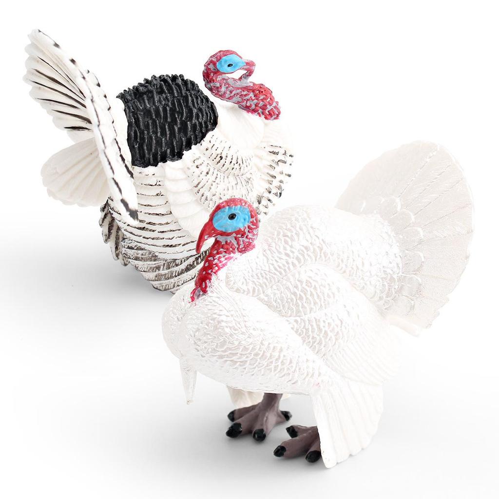 Cross-border Turkey Model: Children's Cognitive Farm Bird Desktop Decoration