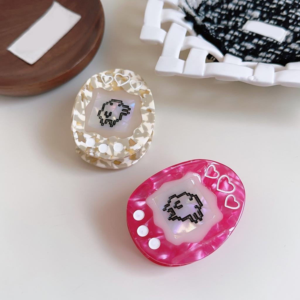 Cyberpunk Styles Acetate Hair Clip Cartoon Electronic Pet Hair Claw Clip for Various Hairstyles and Theme Occasion