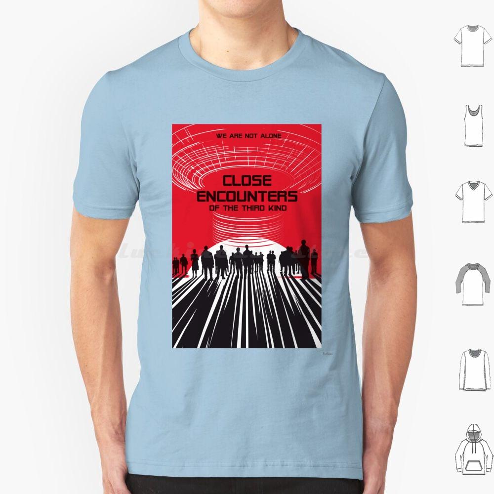 T Shirt 6xl Cotton Cool Tee Movie Cinema Cinephile Retro Scifi Ufo Minimalist I Want To Believe Universe Steven Spielberg