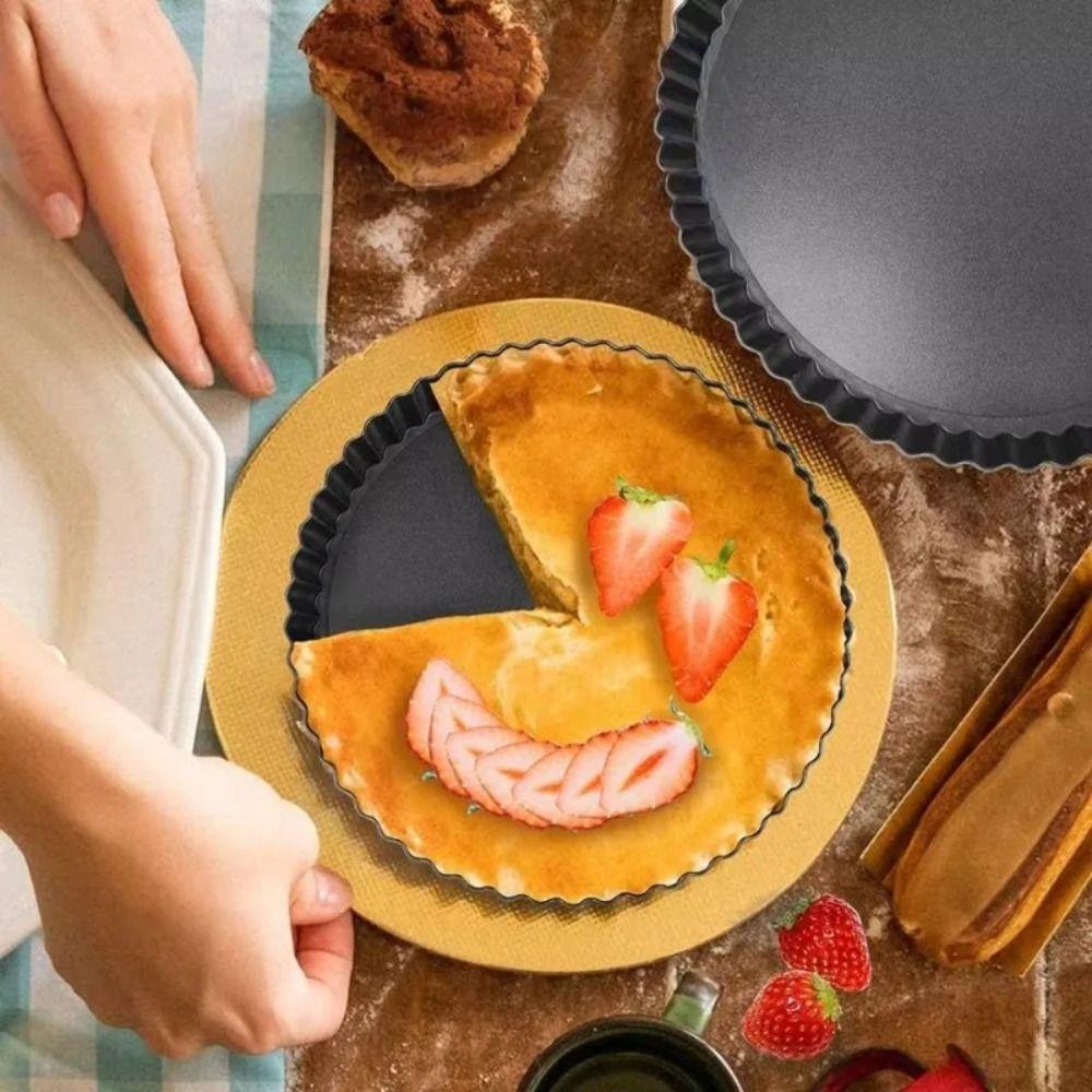 Loose Bottom Non-Stick Molds Removable Bottom Pizza Mould Cake Mould  Professional Baking
