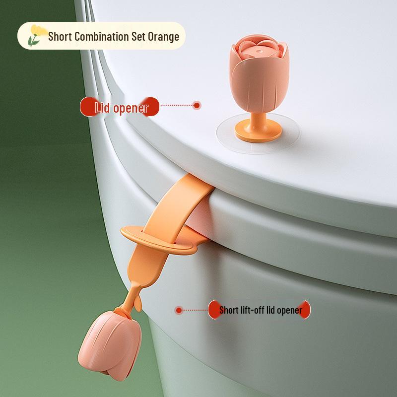 Hands-Free Silicone Toilet Lid Lifter - Portable, Smart Home Solution