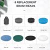 8-in-1 Multifunctional Electric Cleaning Brush Bathroom Kitchen Rotary Scrubber Household Handheld Rotatable Cleaning Tool
