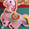 Chinese Style Pony Embroidered Pendant Spring Festival Zodiac Mascot New Year Horse Pendant Funny Tassel Car Hanging Ornaments