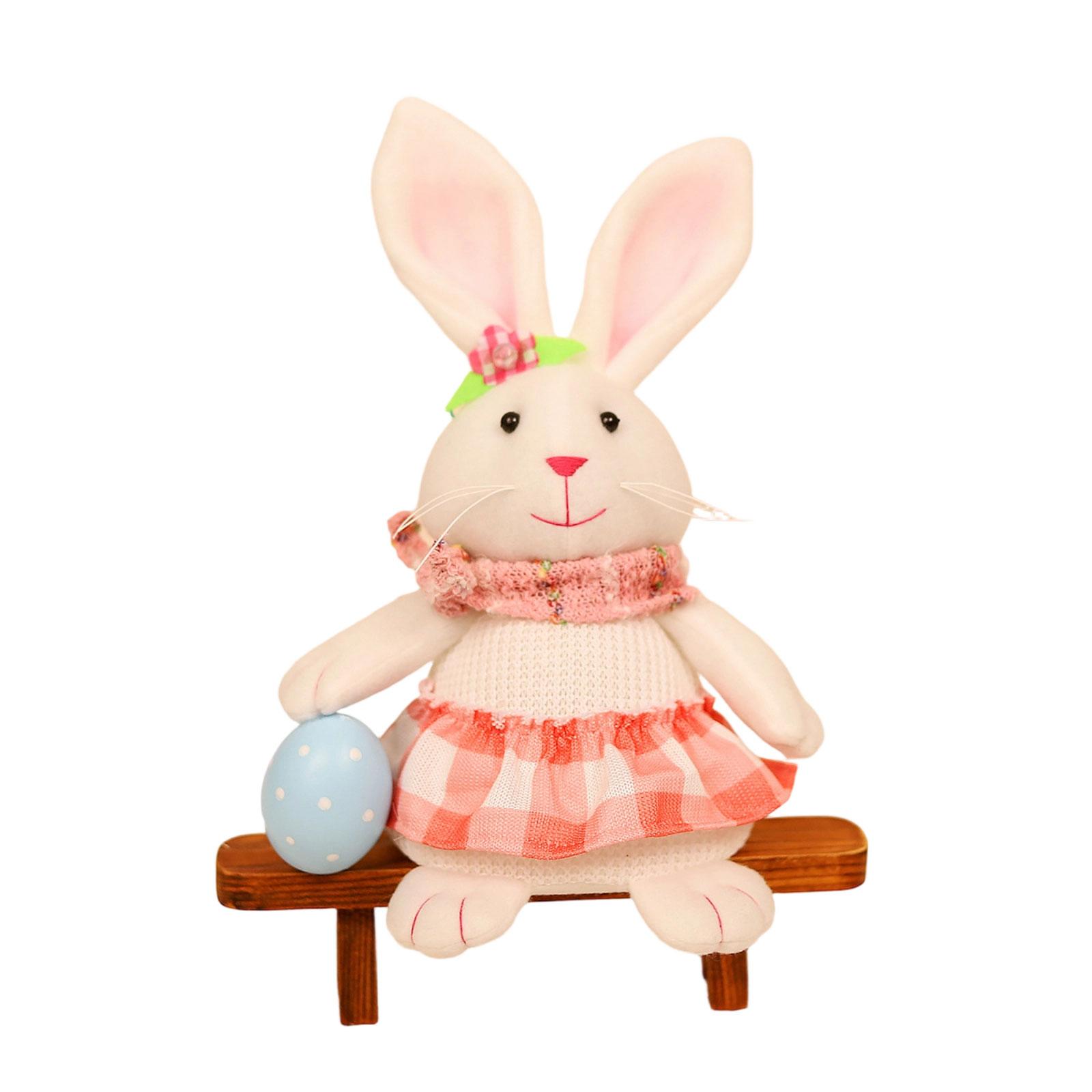 

Easter Bunny Ornament Home Decor One Size
